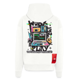 Aetherion, Laptop, 1st | Heavyweight Oversized Bio Zip Hoodie, Unisex - OFF WHITE