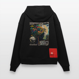 Aphroan, Bär, 1st | Heavyweight Oversized Bio Hoodie, Unisex - SOLID BLACK