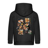 Atalantan, Essen, 1st | Kinder Zip Hoodie - Schwarz