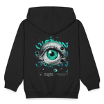 Persephone , Auge, 1st | Kinder Zip Hoodie - Schwarz