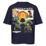 Hermesan, Kindheit, 1st | Breezy, Oversized Unisex T-Shirt - Navy
