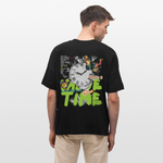 Ifrit, Uhr, 1st | Blaster, Oversize Bio T-Shirt, Unisex - Schwarz