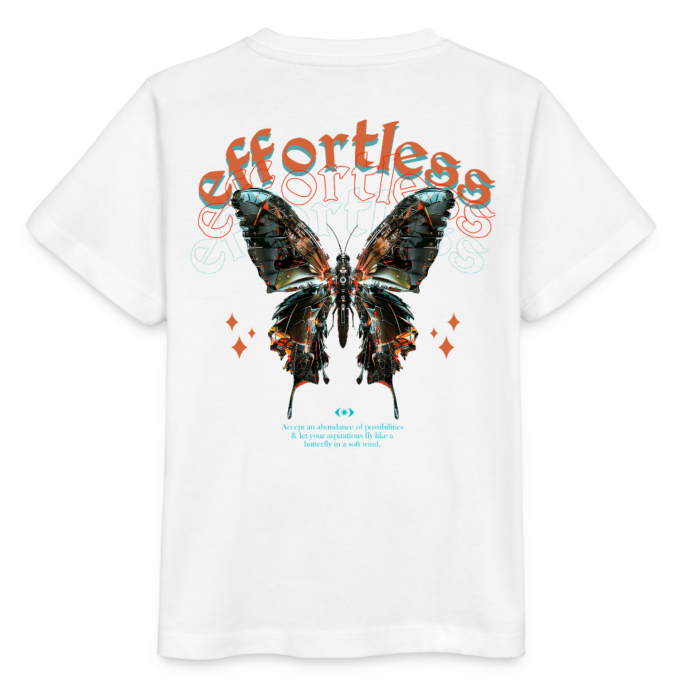 Galaxion, Schmetterling, 1st | Kinder Bio T-Shirt - Weiß