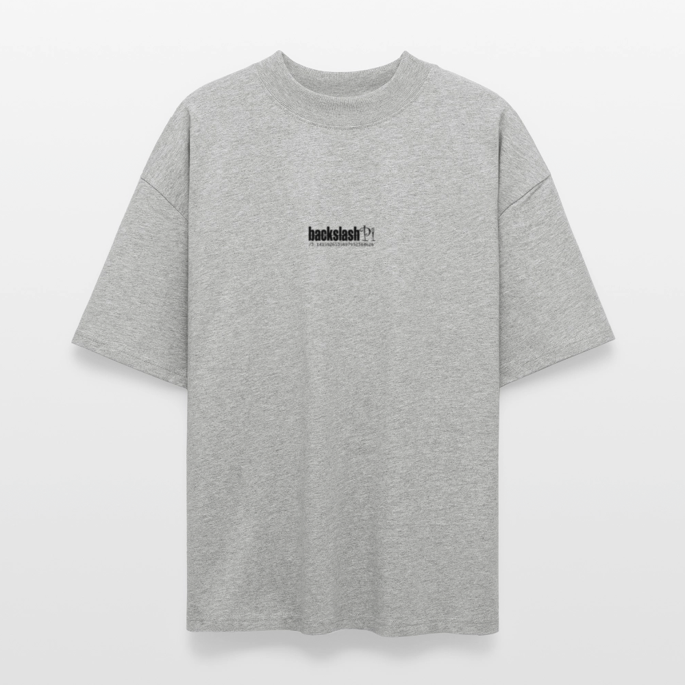 Draevenor, Blumen, 1st | Blaster, Oversize Bio T-Shirt, Unisex - Grau meliert