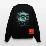 Persephone , Auge, 1st | Heavyweight Oversized Bio Sweater, Unisex - SOLID BLACK