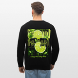 Kali, Limette, 1st | Roller, Unisex Bio-Sweatshirt - Schwarz