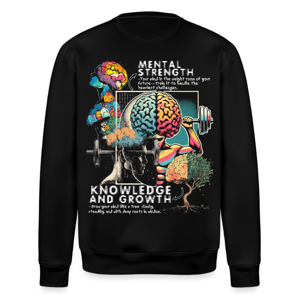 Selenian, Fitness, 1st | Roller, Unisex Bio-Sweatshirt - Schwarz