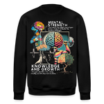Selenian, Fitness, 1st | Roller, Unisex Bio-Sweatshirt - Schwarz