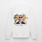 Sylvaris, Gesichter, 1st | Roller, Unisex Bio-Sweatshirt - Weiß