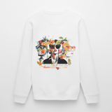 Sylvaris, Gesichter, 1st | Roller, Unisex Bio-Sweatshirt - Weiß