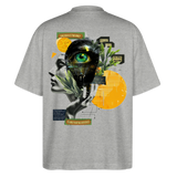 Stellara, Glühbirne, 1st | Blaster, Oversize Bio T-Shirt, Unisex - Grau meliert