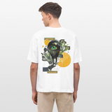Stellara, Glühbirne, 1st | Blaster, Oversize Bio T-Shirt, Unisex - Weiß