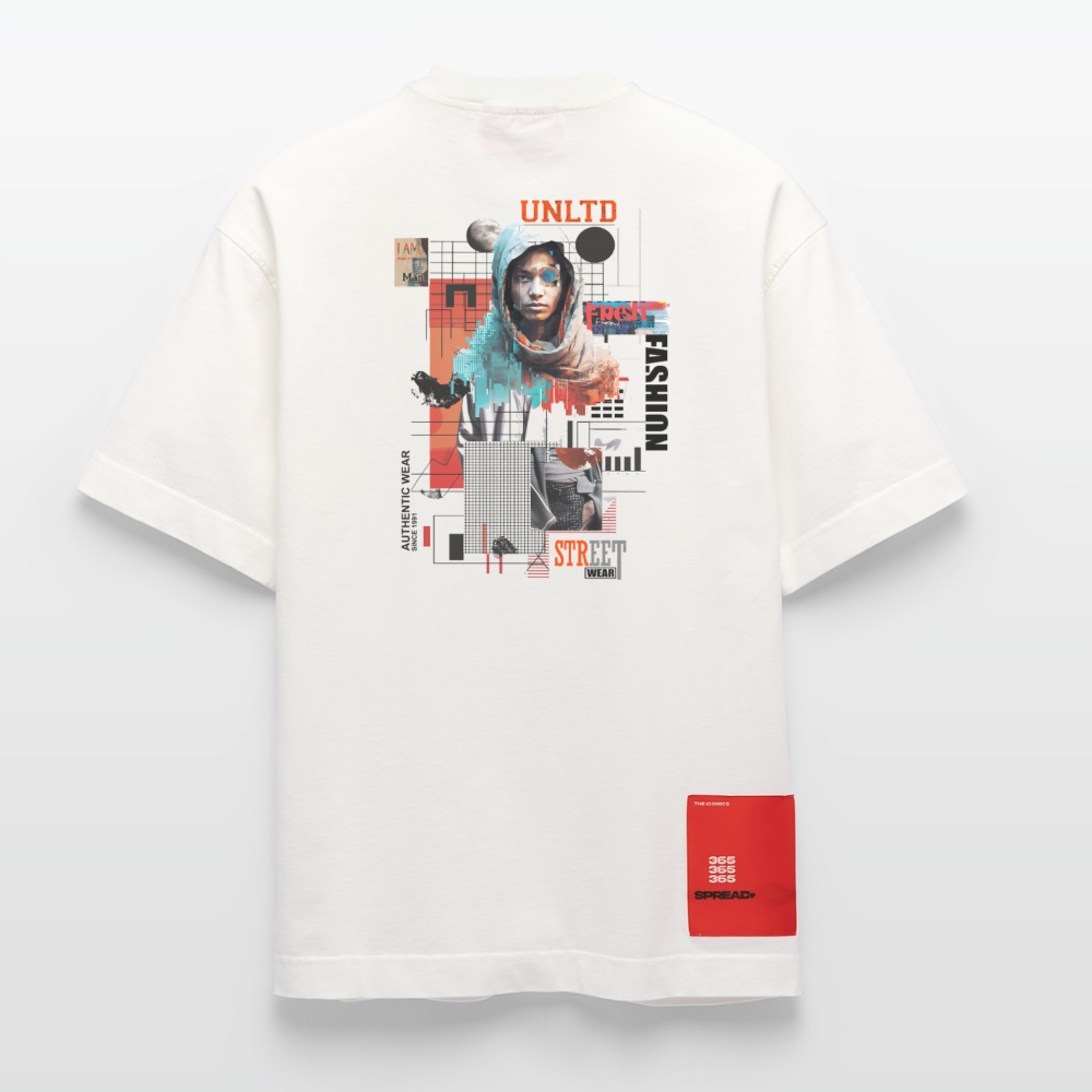 Celestrion, Cyborg, 1st | Heve, Heavyweight Oversized Bio T-Shirt, Unisex - OFF WHITE