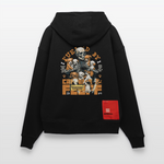 Nyxian, Skelet & Welpen, 1st | Heavyweight Oversized Bio Hoodie, Unisex - SOLID BLACK