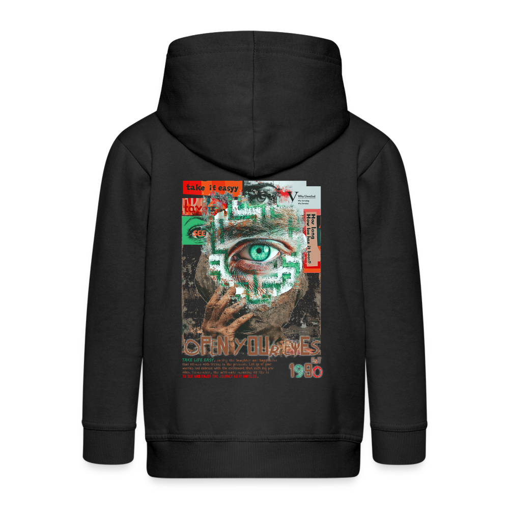 Artemis, Fantasie, 1st | Kinder Zip Hoodie - Schwarz