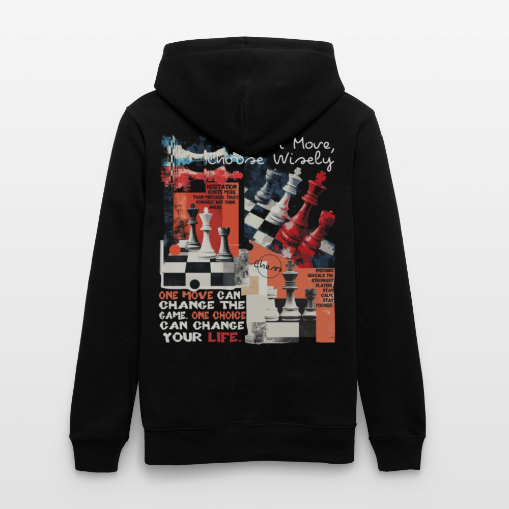 Heraa, Schach, 1st | Cruiser, Unisex Bio-Hoodie - Schwarz