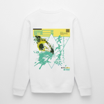 Solvatrix, Schmetterling, 1st | Roller, Unisex Bio-Sweatshirt - Weiß
