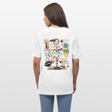 Nytheris, Waage, 1st | Essential, Relaxed Fit Unisex Bio T-Shirt - Weiß