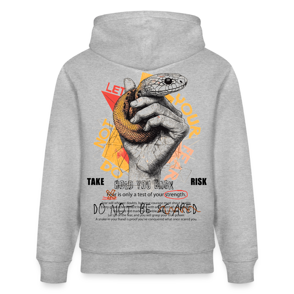 Eldamar, Schlange, 1st | Cruiser, Unisex Bio-Hoodie - Grau meliert