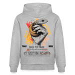 Eldamar, Schlange, 1st | Cruiser, Unisex Bio-Hoodie - Grau meliert