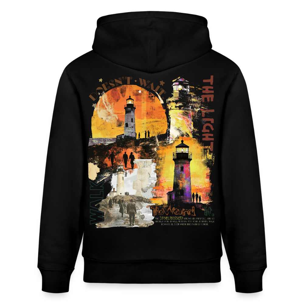 Morian, Leuchtturm, 1st | Cruiser, Unisex Bio-Hoodie - Schwarz