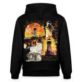 Morian, Leuchtturm, 1st | Cruiser, Unisex Bio-Hoodie - Schwarz