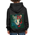 Irise, Leopard, 1st | Kinder Hoodie - Schwarz