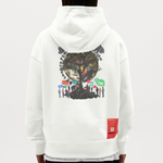 Thalvion, Baum, 1st | Heavyweight Oversized Bio Hoodie, Unisex - OFF WHITE