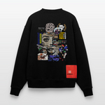 Tianlong, Gesicht, 1st | Heavyweight Oversized Bio Sweater, Unisex - SOLID BLACK