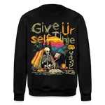 Mihriban, Skelet, 1st | Roller, Unisex Bio-Sweatshirt - Schwarz