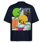 Draganis2, Ameisen, 1st | Blaster, Oversize Bio T-Shirt, Unisex - Navy