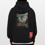 Artemis, Fantasie, 1st | Heavyweight Oversized Bio Hoodie, Unisex - SOLID BLACK