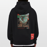 Artemis, Fantasie, 1st | Heavyweight Oversized Bio Hoodie, Unisex - SOLID BLACK
