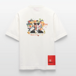 Sylvaris, Gesichter, 1st | Heve, Heavyweight Oversized Bio T-Shirt, Unisex - OFF WHITE