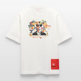 Sylvaris, Gesichter, 1st | Heve, Heavyweight Oversized Bio T-Shirt, Unisex - OFF WHITE