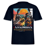Morphean, Lokomotive, 1st | Essential, Relaxed Fit Unisex Bio T-Shirt - Navy