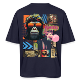 Perîzar, Affen, 1st | Breezy, Oversized Unisex T-Shirt - Navy
