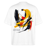 Vegaon, Banane, 1st | Blaster, Oversize Bio T-Shirt, Unisex - Weiß