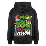 Thesean, Pinsel, 1st | Freshhood, Oversized Unisex Hoodie - Anthrazit