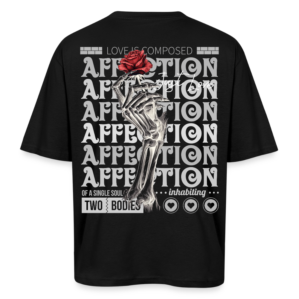 Zeusun, Rose, 1st | Breezy, Oversized Unisex T-Shirt - Schwarz
