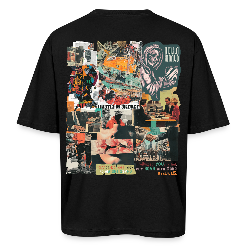 Aurelion, Office, 1st | Breezy, Oversized Unisex T-Shirt - Schwarz