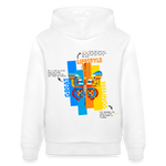 Nebularis, Schmetterling, 1st | Cruiser, Unisex Bio-Hoodie - Weiß