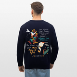 Arwa, Taube, 1st | Roller, Unisex Bio-Sweatshirt - Navy