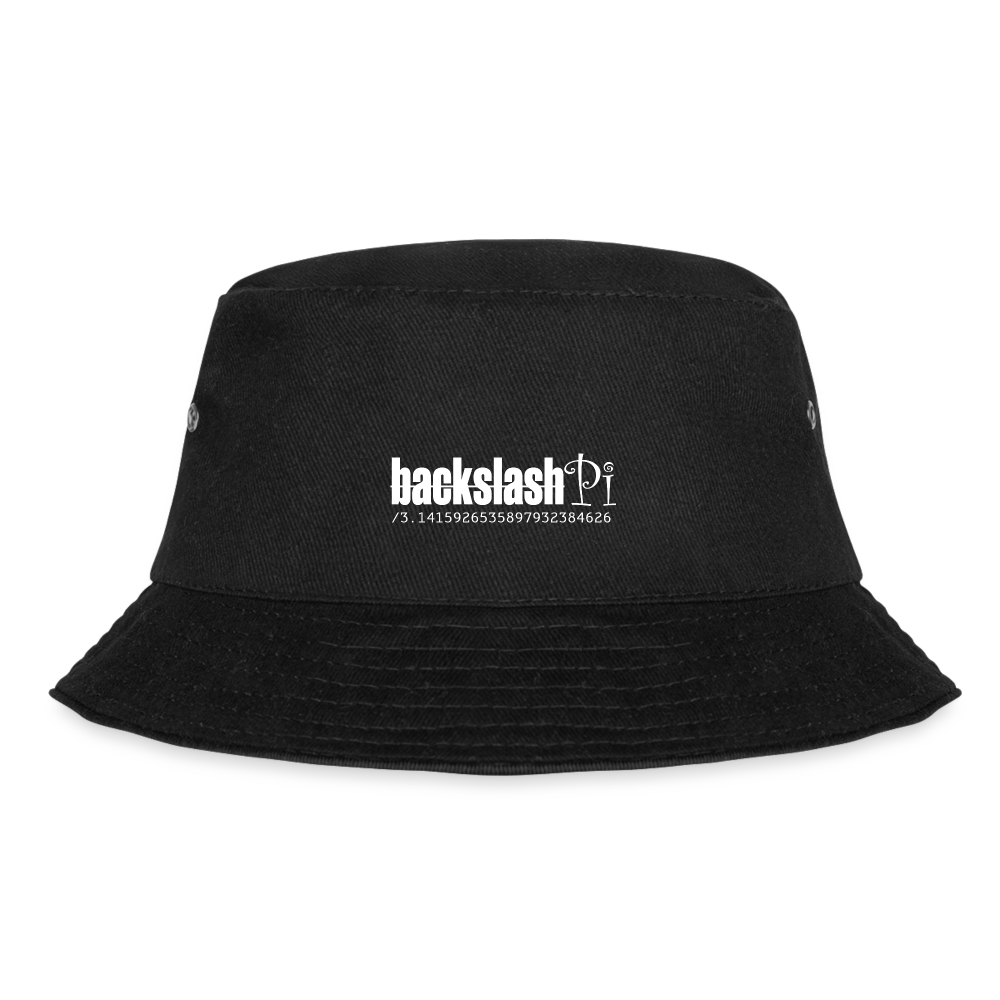 Fischerhut dunkel - Schwarz