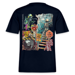 Tangaroa , Skelet, 1st | Essential, Relaxed Fit Unisex Bio T-Shirt - Navy