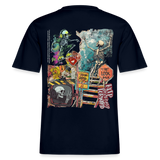 Tangaroa , Skelet, 1st | Essential, Relaxed Fit Unisex Bio T-Shirt - Navy