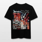 Heraa, Schach, 1st | Essential, Relaxed Fit Unisex Bio T-Shirt - Schwarz