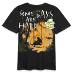 Amphionan, Palmen, 1st | Teenager Bio T-Shirt - Schwarz