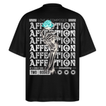 Hestian, Rose, 1st | Blaster, Oversize Bio T-Shirt, Unisex - Schwarz