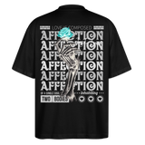 Hestian, Rose, 1st | Blaster, Oversize Bio T-Shirt, Unisex - Schwarz